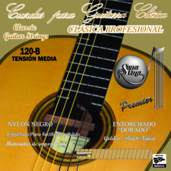 Cuerdas para Guitarra Clásica Tipo Estudio ó Popular Premier, Mod.120-B