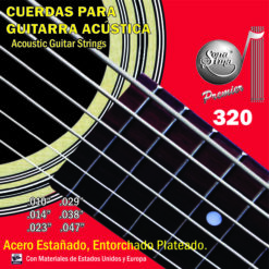 Cuerdas para Guitarra Acústica o Electroacústica Premier, Mod. 320
