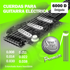 Cuerdas para Guitarra Eléctrica, Premier, Mod.6000-D