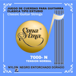 Cuerdas Profesionales para Guitarra Clásica Tipo Estudio, Mod.7000-N