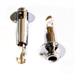 Conector con Cabeza Botón Cromado