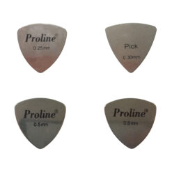 Púa de Acero Inoxidable en Forma de Escudo (Paquete de 10 pzas.)