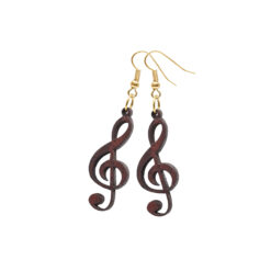 Par de Aretes figura de Nota Musical.