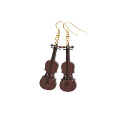 Par de Aretes con Figura de Violín.