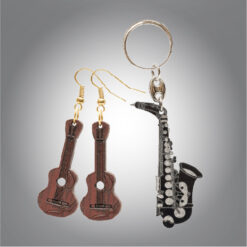 Aretes, llaveros y Brazaletes