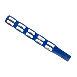 Pandero Grande Plano Recto Plastificado Azul.