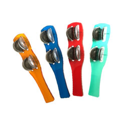 Sonaja Infantil Mediana de Acrílico, Colores Surtidos.