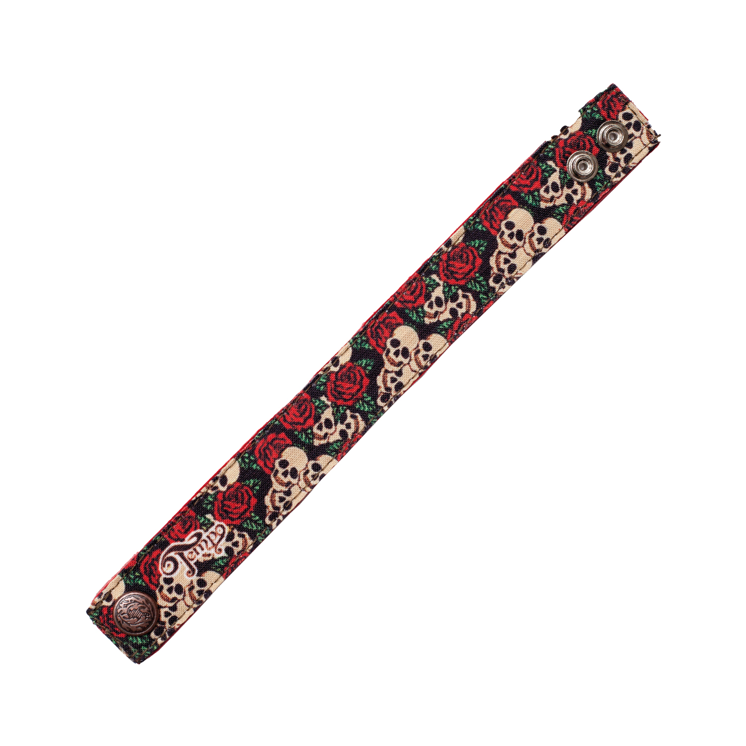 Brazalete Tempo Calaberas y Rosas