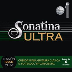 Jgo. de 6 Cuerdas Sonatina "Ultra" para Guitarra Clasica Profesional, Mod. 100-CN6