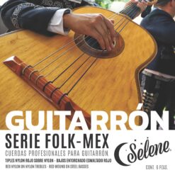 Encord. p/Guitarrón Nylon Rojo, Mod. 300-NNRR