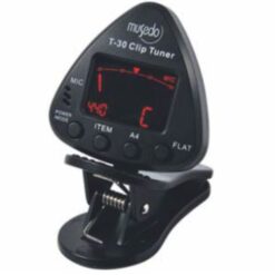 Afinador Digital Cromático de Clip para Instrumentos de Cuerda